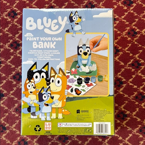 Bluey Paint your own bank 🏦 - Picture 2 of 2